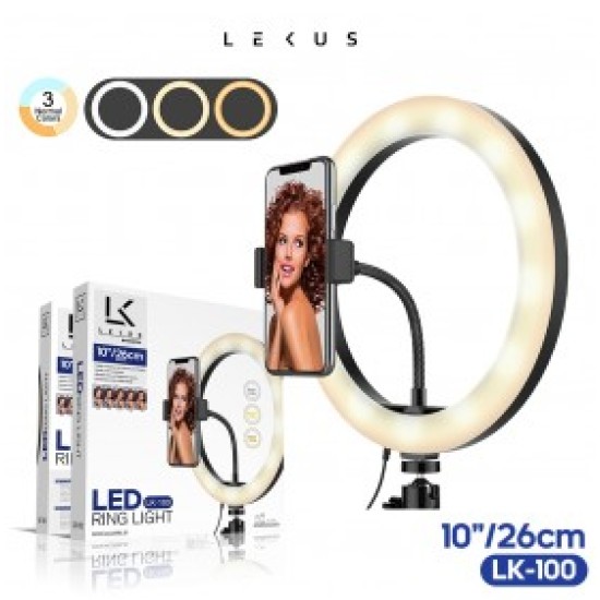 ACCETEL LEKUS LK-100 10"/26CM SELFIE RING LIGHT